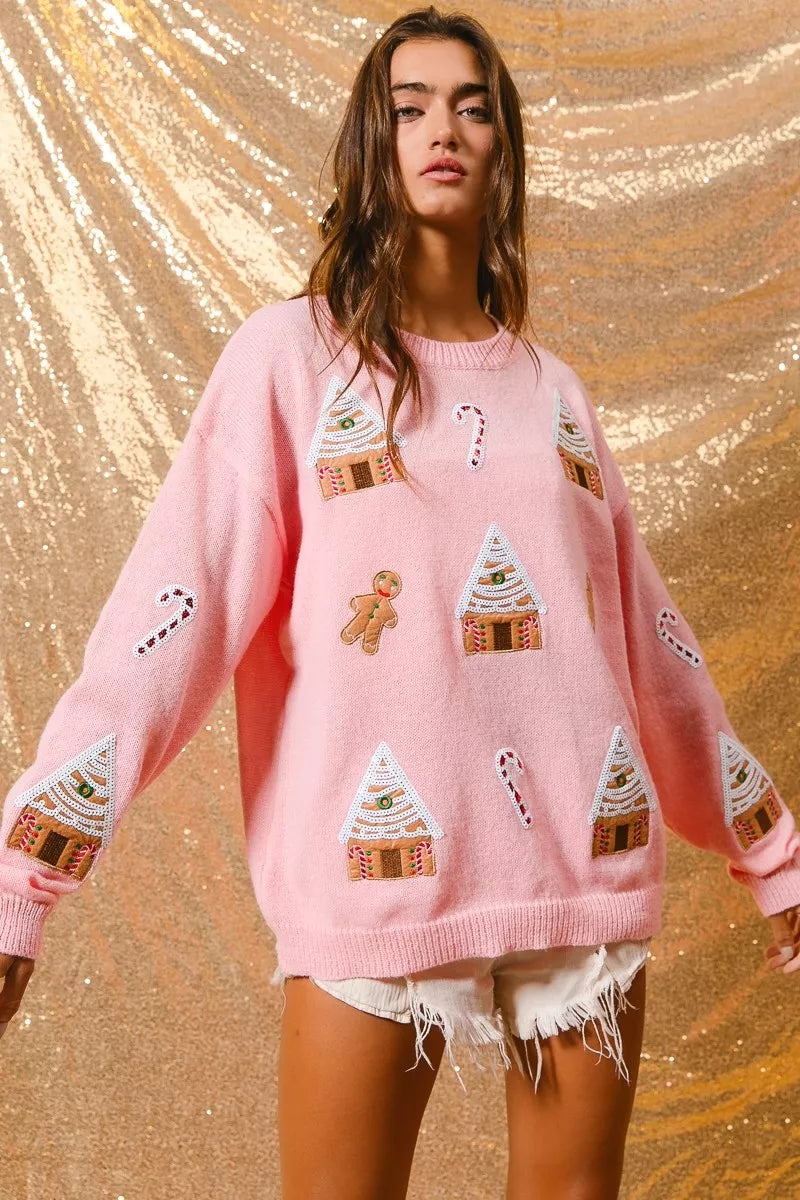 Jocelyn | Women's Cosy Christmas Winter Crewneck Jumper
