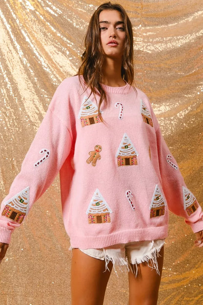 Jocelyn | Women's Cosy Christmas Winter Crewneck Jumper