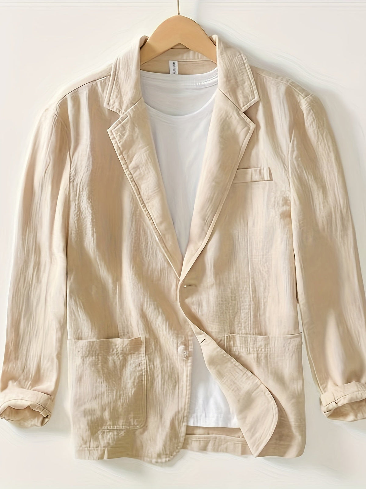 Nathan | Men's Classic Cotton Lapel Jacket