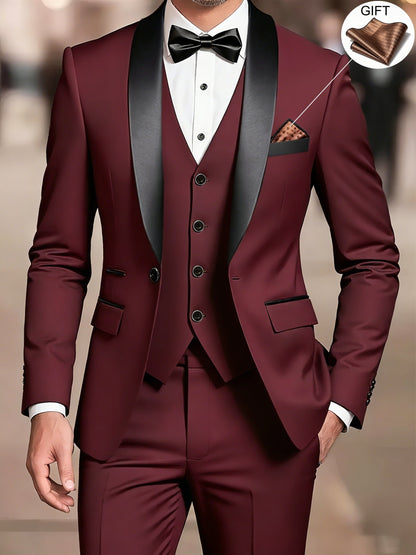 Louis | Men's Elegant Shawl Collar Suit