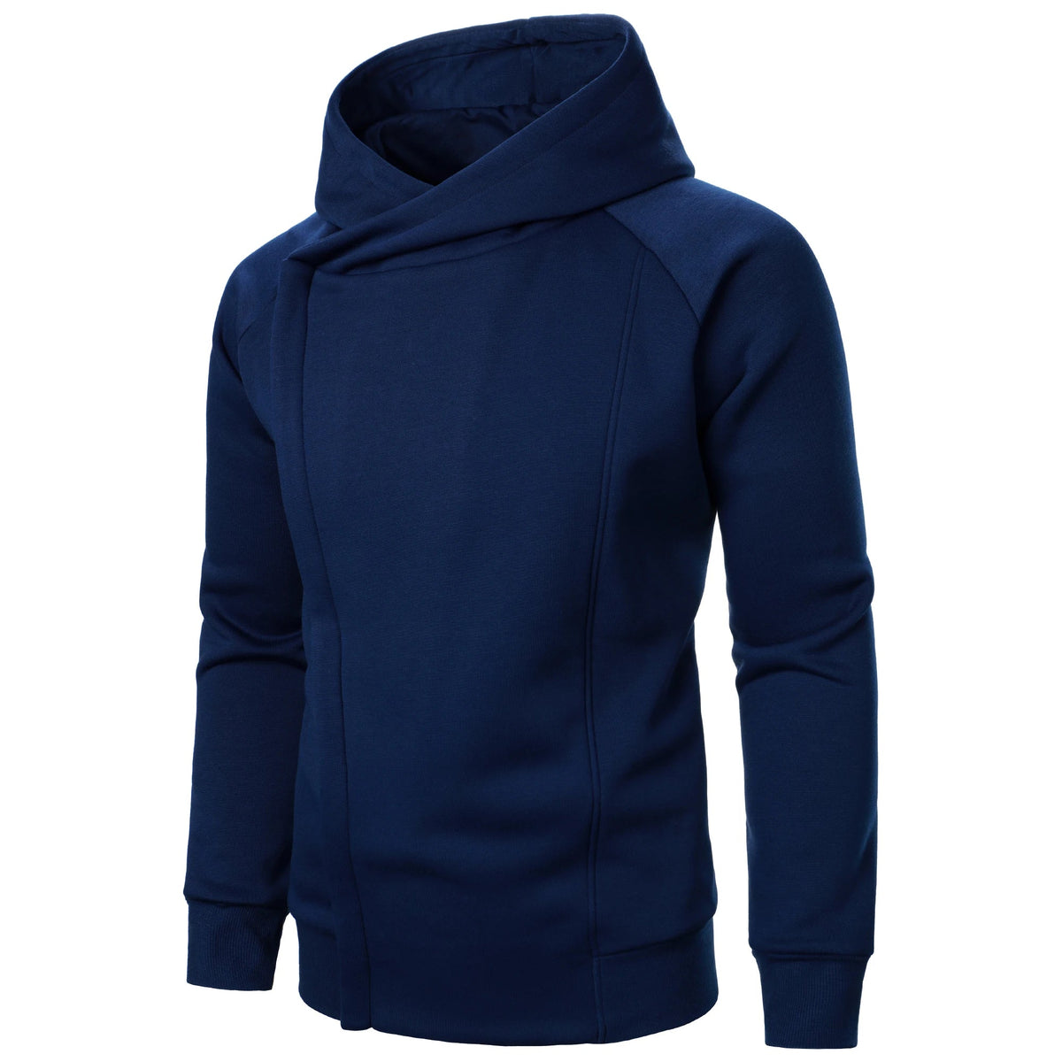 Harvey | Men's Crossover Zip-Up Hoodie for Winter