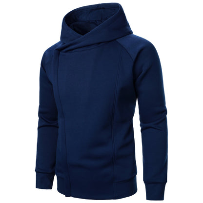 Harvey | Men's Crossover Zip-Up Hoodie for Winter