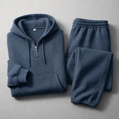 Edward | Men's Cosy Waffle-Knit Set