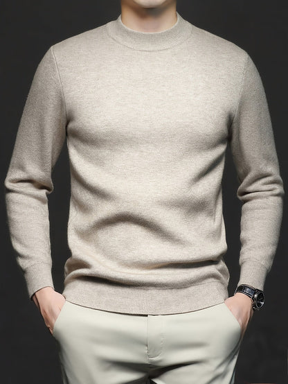 Owen | Men's Ribbed High-Neck Jumper for Winter