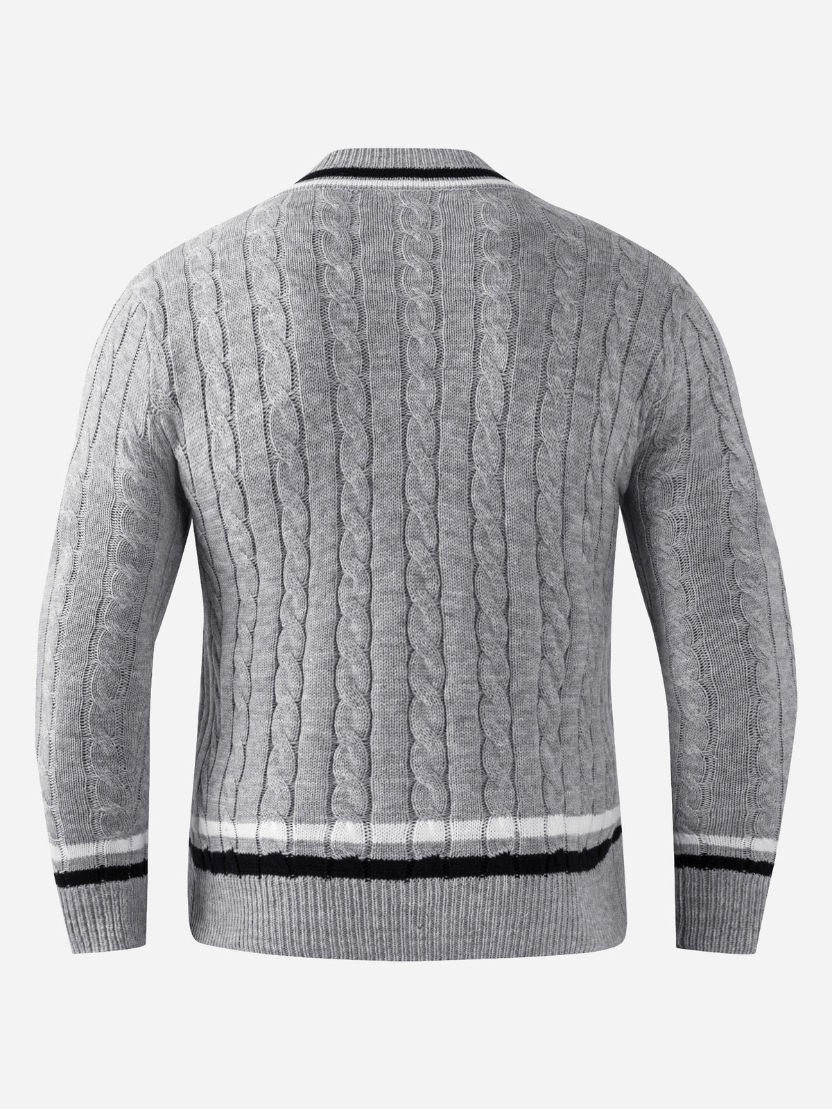 Toby | Men's Preppy V-Neck Jumper for Winter