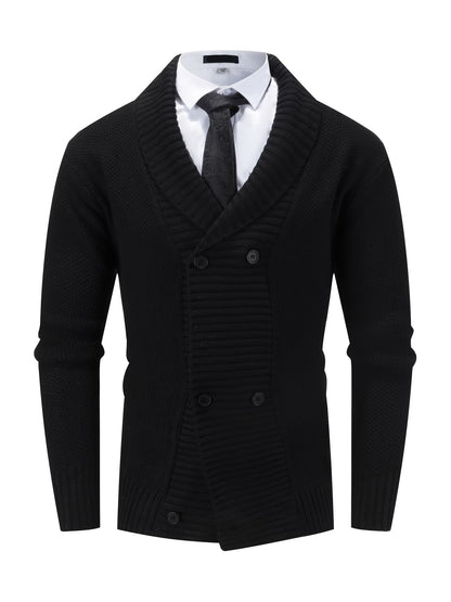 Harry | Men's Lapel-Collar Knit Jumper for Winter