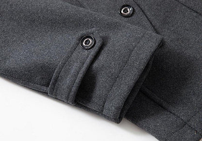 Randall | Men's Classic Double-Breasted Pea Coat for Winter