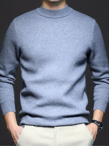 Owen | Men's Ribbed High-Neck Jumper for Winter