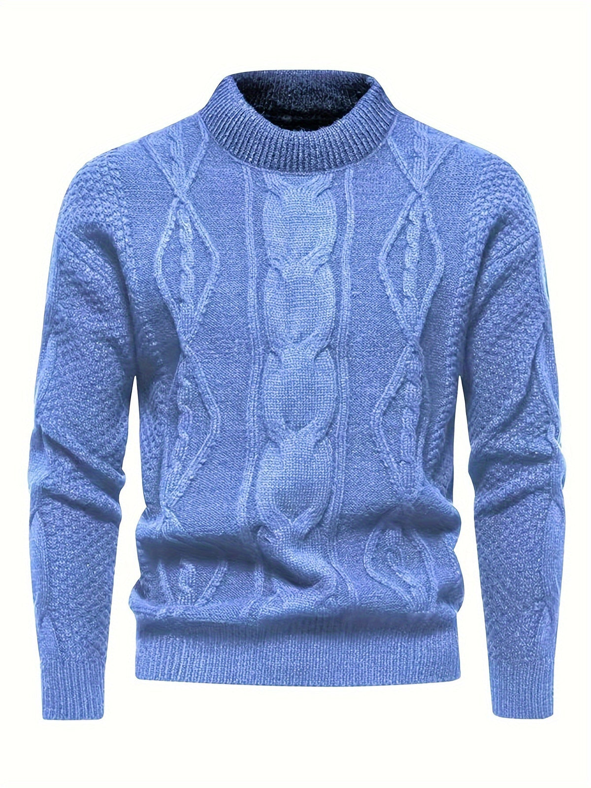 Finley | Men's Classic Cable-Knit Crew Neck Jumper for Winter