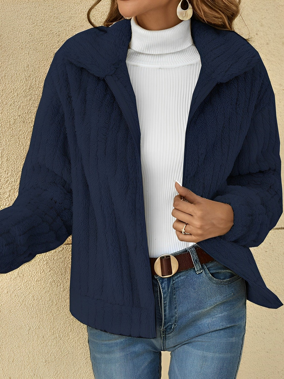 Angela | Women's Relaxed-Fit Zip-Up Jacket