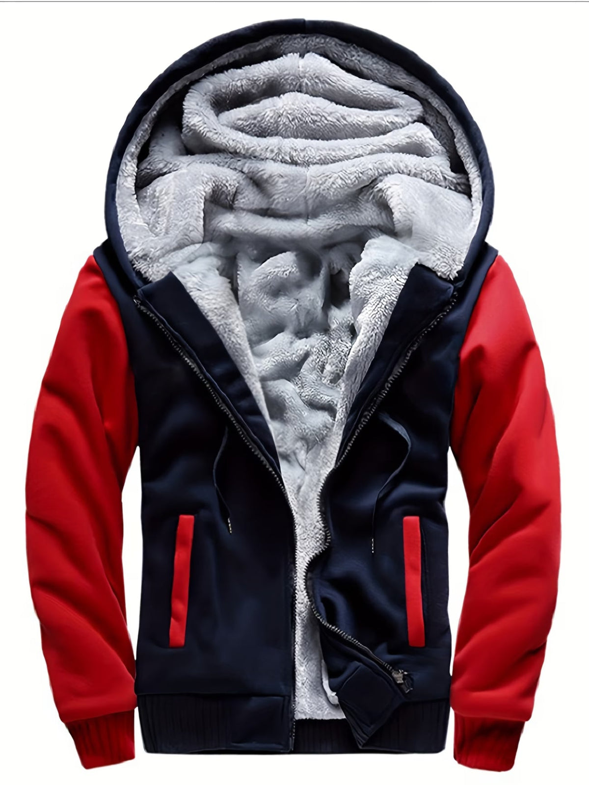 Cameron | Men's Cosy Fleece Hooded Jacket for Winter
