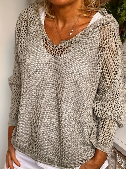 Lana | Cosy Knit Hooded Jumper for Winter