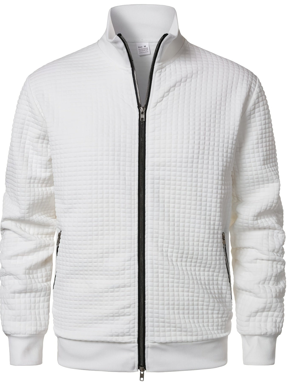 Leo | Men's Textured Waffle-Knit Jacket for Winter