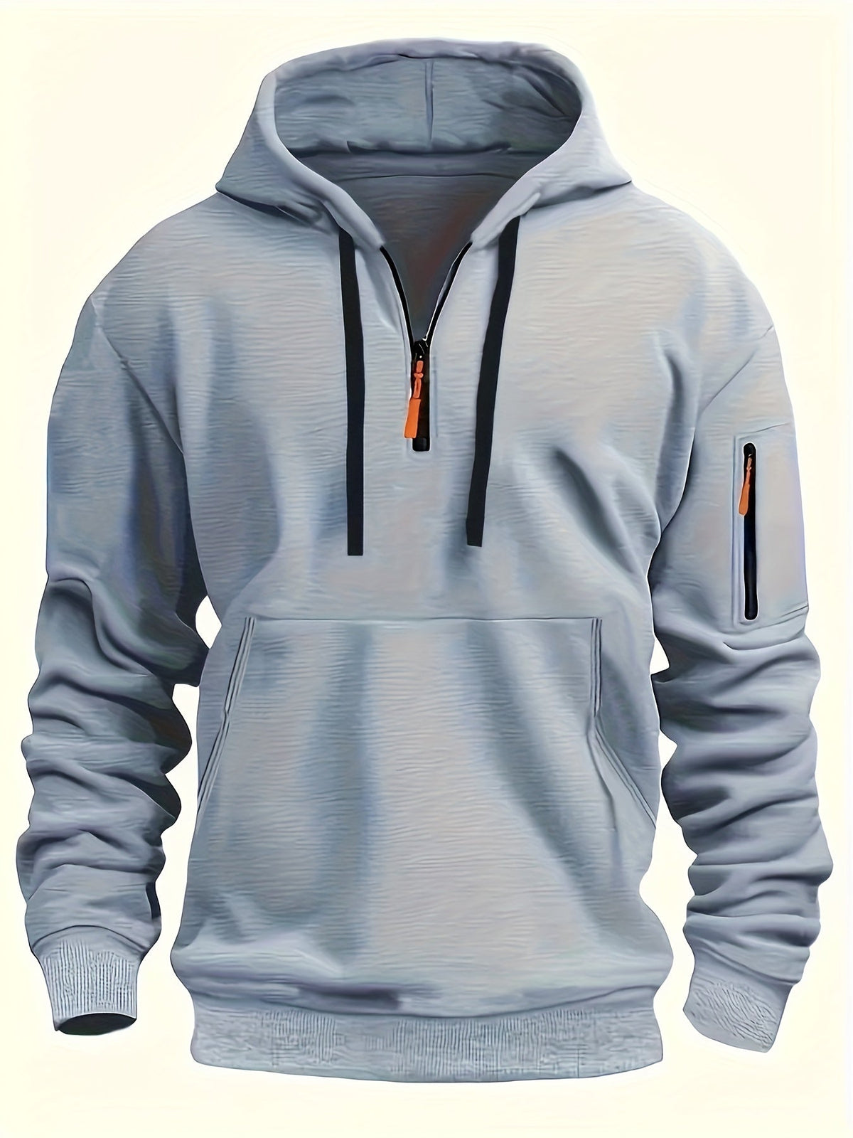 Callum | Men's Classic Solid Zip-Up Hoodie for Winter