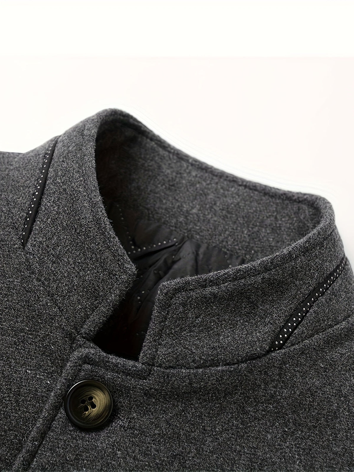 Jack | Men's Stand-Collar Tweed Jacket