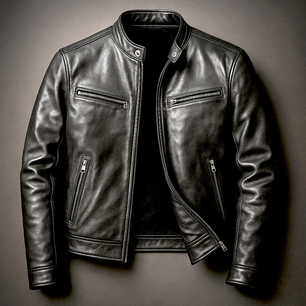 James | Men's Classic Biker Jacket