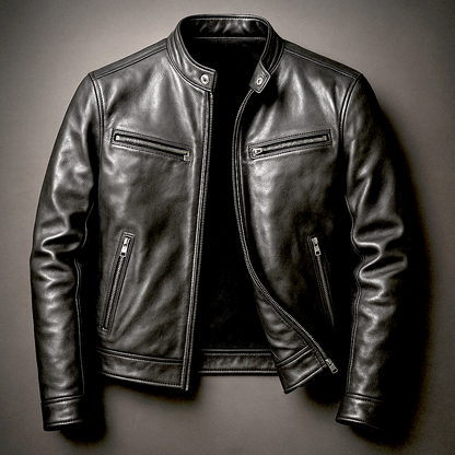 James | Men's Classic Biker Jacket