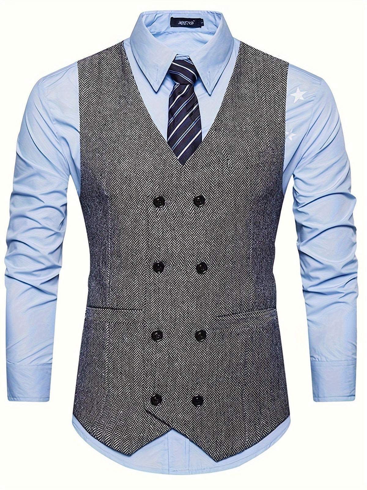 Benjamin | Men's V-Neck Waistcoat