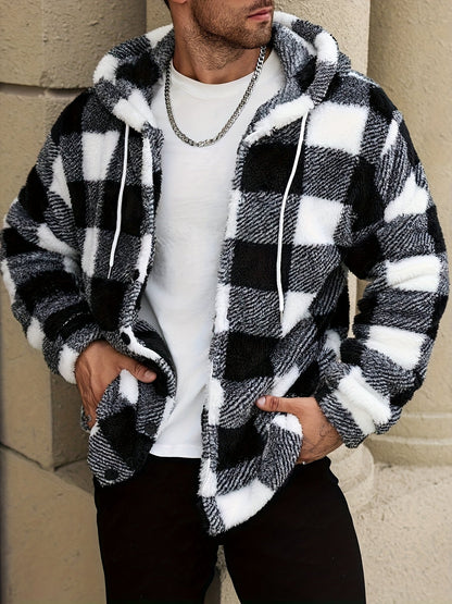 Nathan | Men's Stylish Colourblock Hooded Jacket