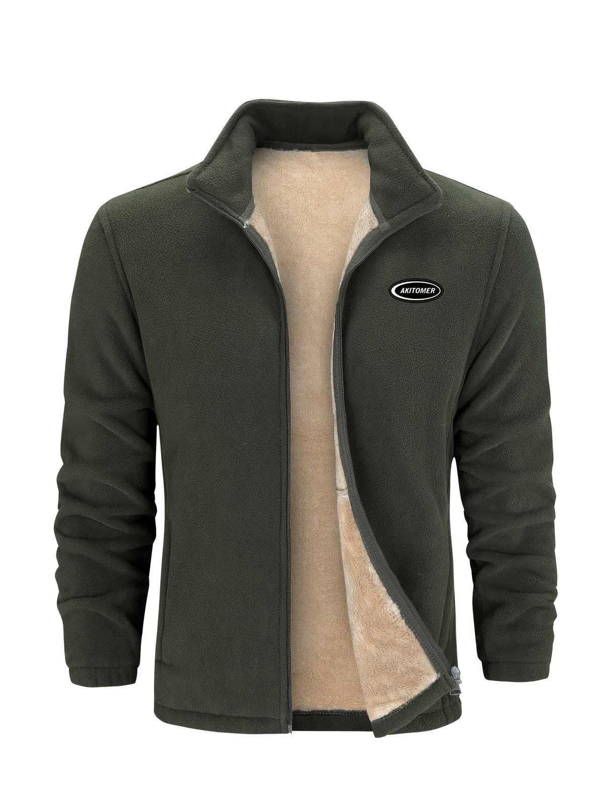 William | Men's Stand-Collar Fleece Jacket for Winter