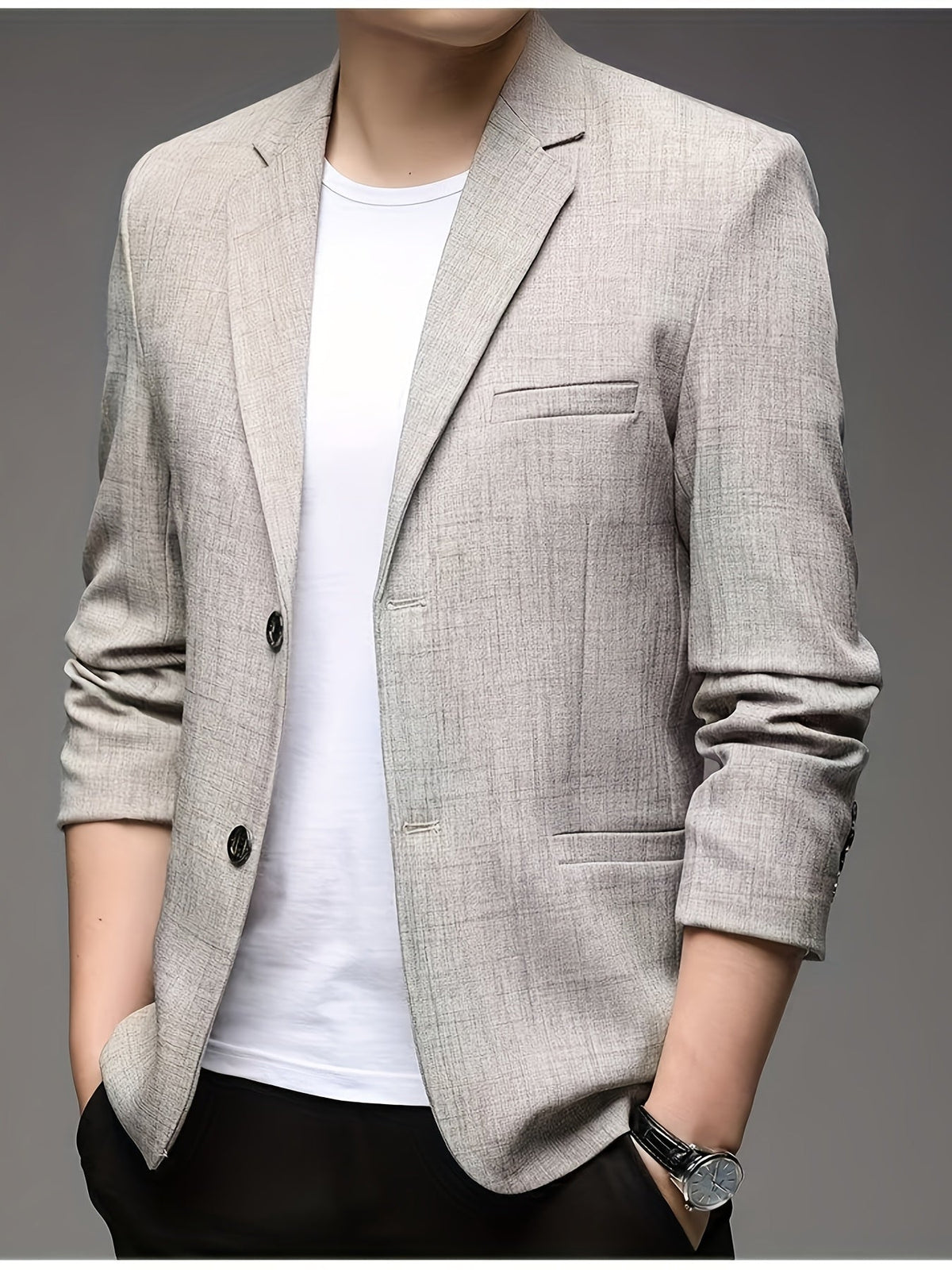 Louis | Men's Textured Suit Jacket