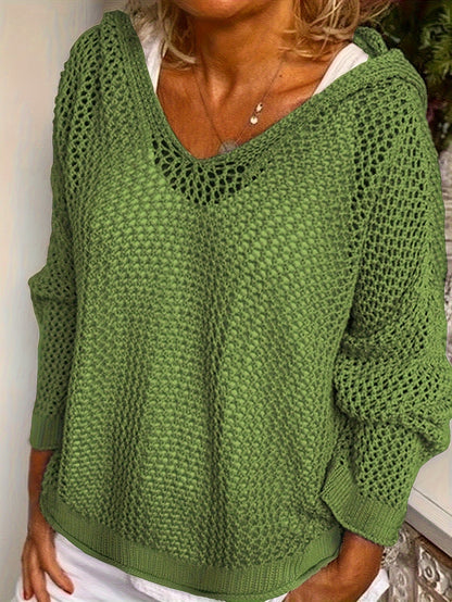 Lana | Cosy Knit Hooded Jumper for Winter