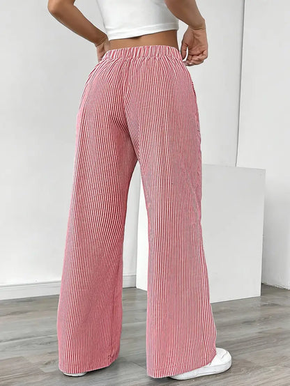 Linda | Chic Striped Trousers with Pockets