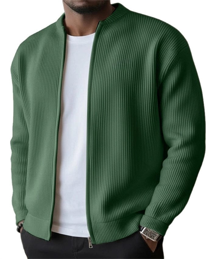 Joseph | Men's Ribbed Zip-Up Cardigan Jacket for Winter