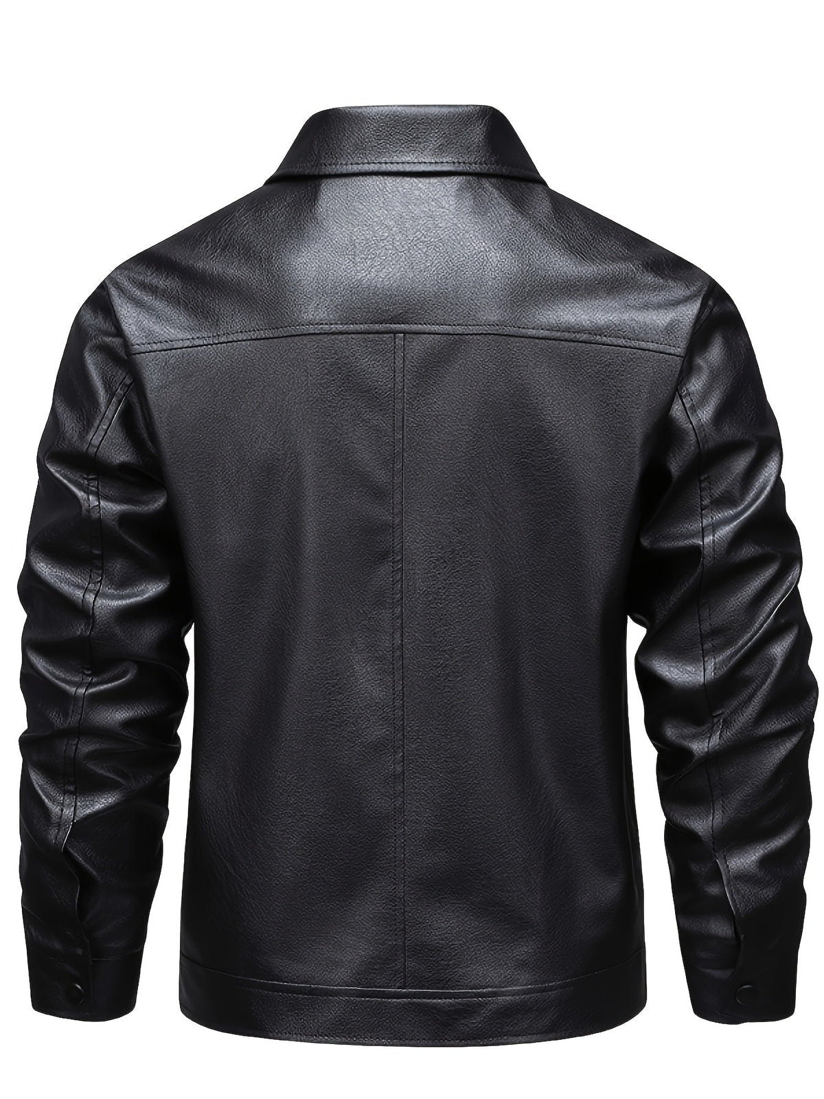 Daniel | Men's Premium PU Leather Zip-Up Bomber Jacket