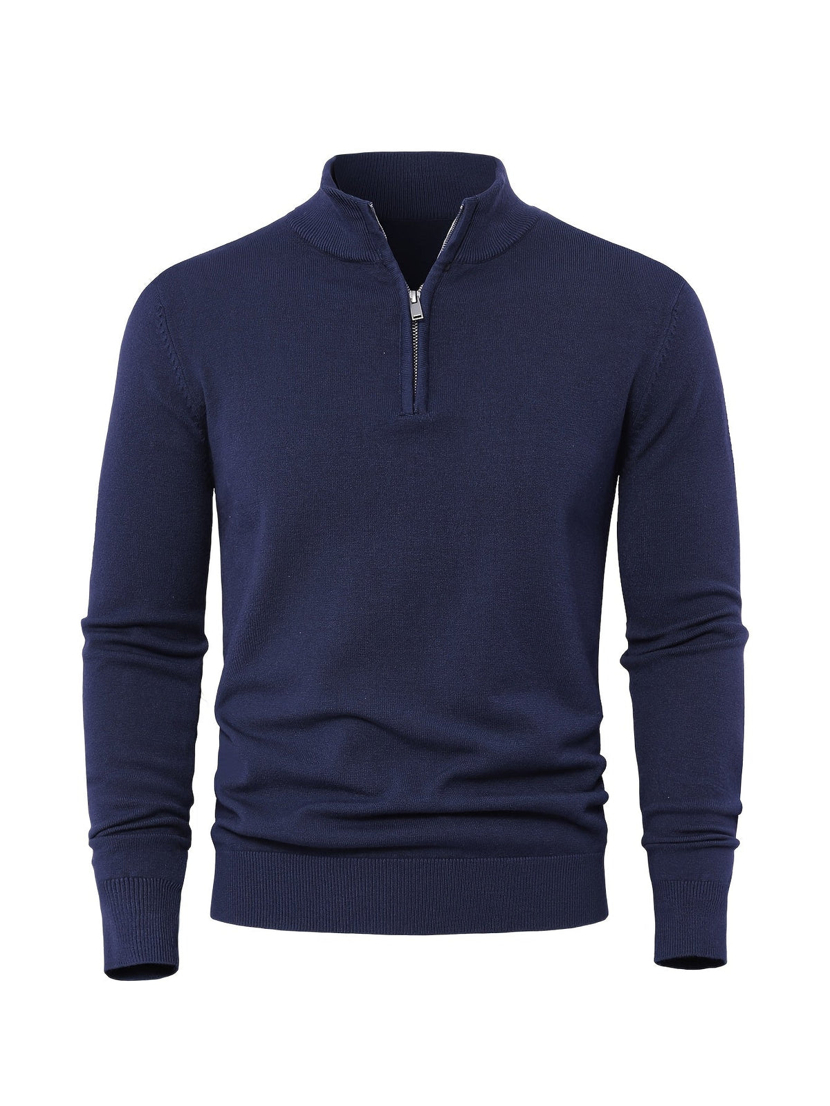 Thomas | Men's High-Neck Zip-Up Jumper for Winter