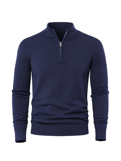 Thomas | Men's High-Neck Zip-Up Jumper for Winter