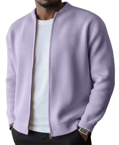 Joseph | Men's Ribbed Zip-Up Cardigan Jacket for Winter