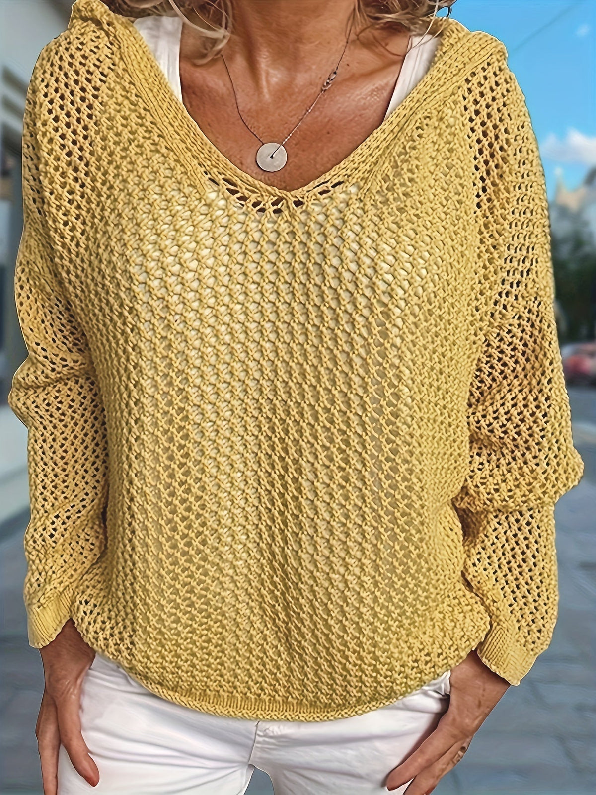 Lana | Cosy Knit Hooded Jumper for Winter