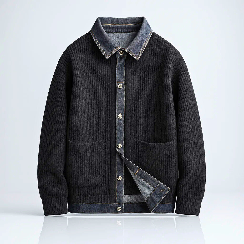 Samuel | Men's Premium Merino Wool Cardigan Jacket for Winter