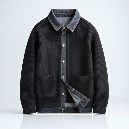 Samuel | Men's Premium Merino Wool Cardigan Jacket for Winter
