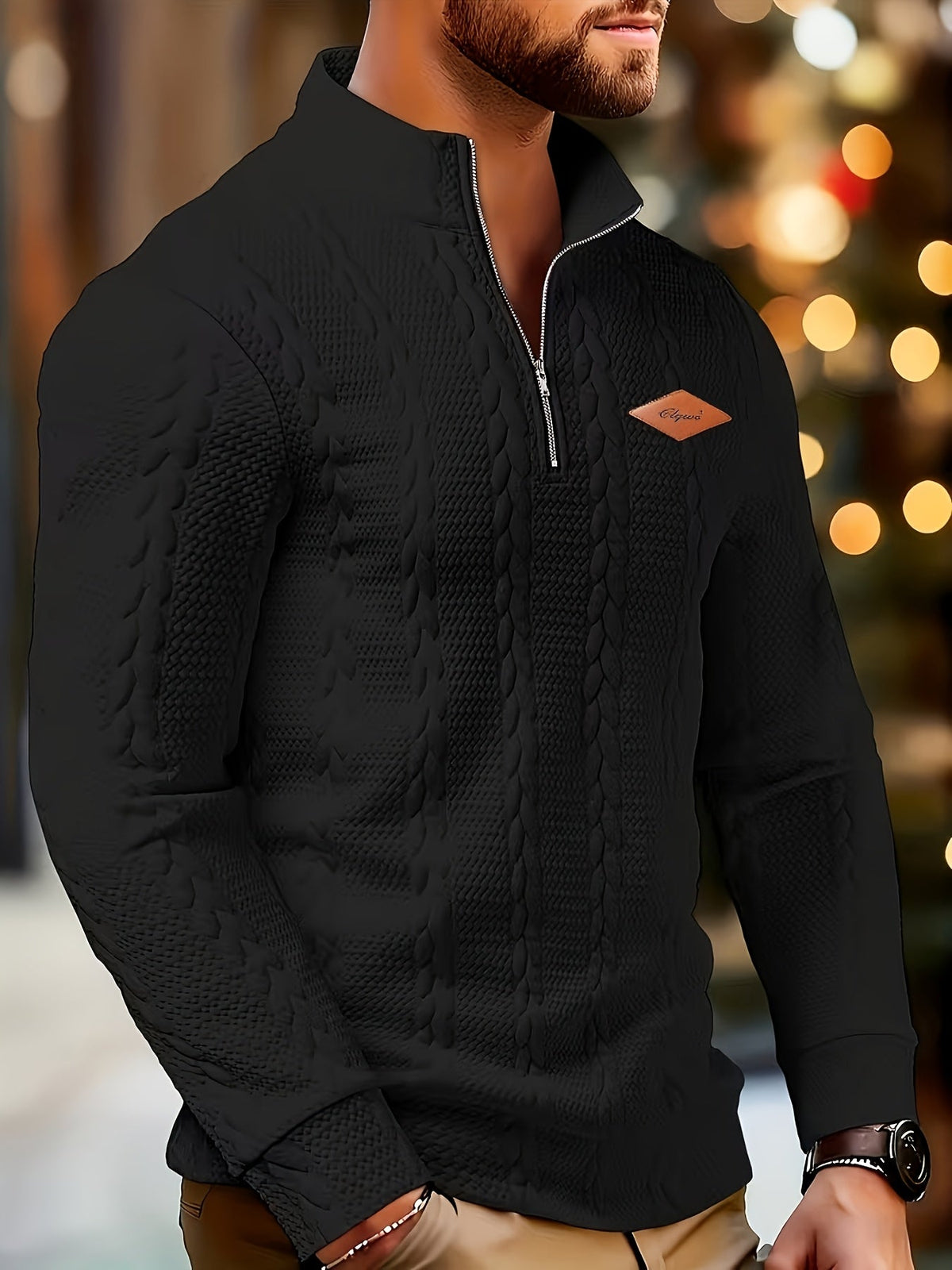 Rory | Men's Zipper Knit Jumper for Winter