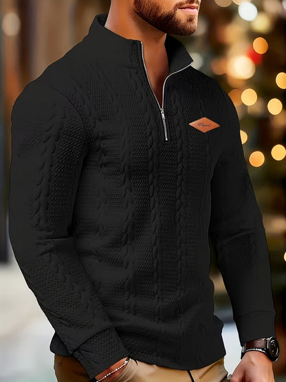 Rory | Men's Zipper Knit Jumper for Winter