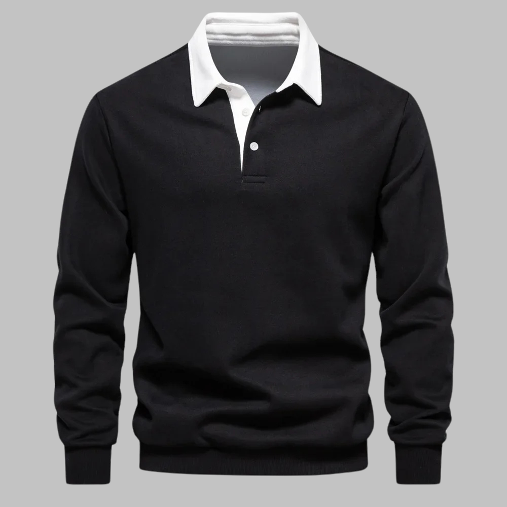 Andrew Collins | Classic Polo-Collar Jumper