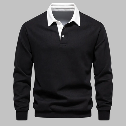 Andrew Collins | Classic Polo-Collar Jumper