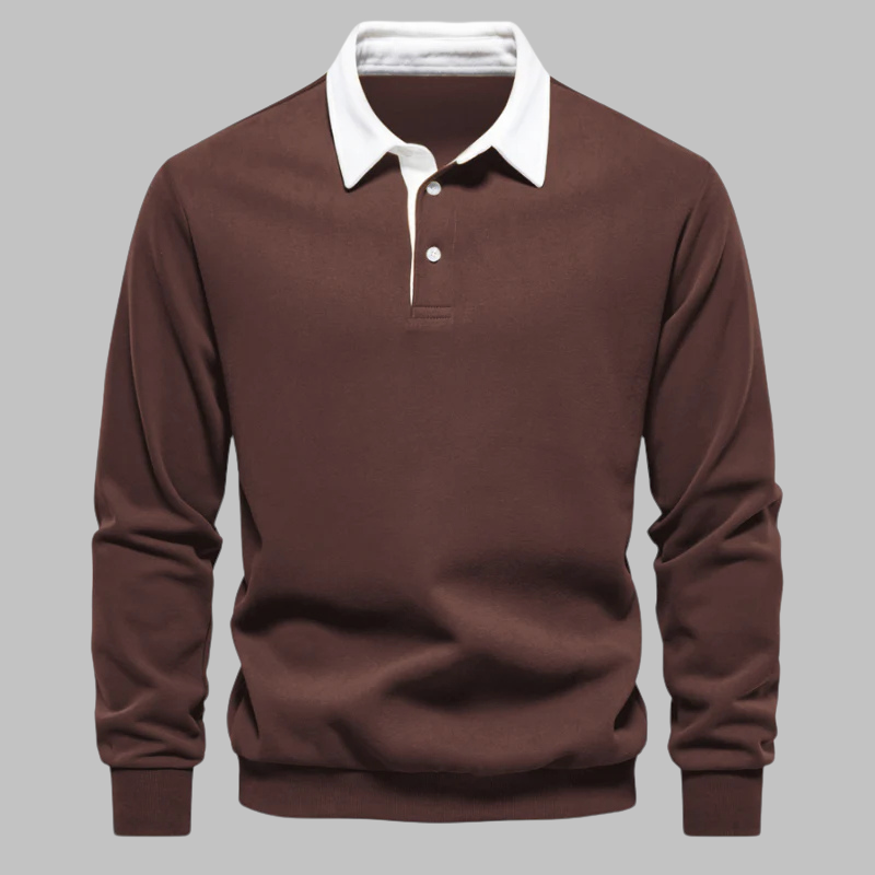 Andrew Collins | Classic Polo-Collar Jumper