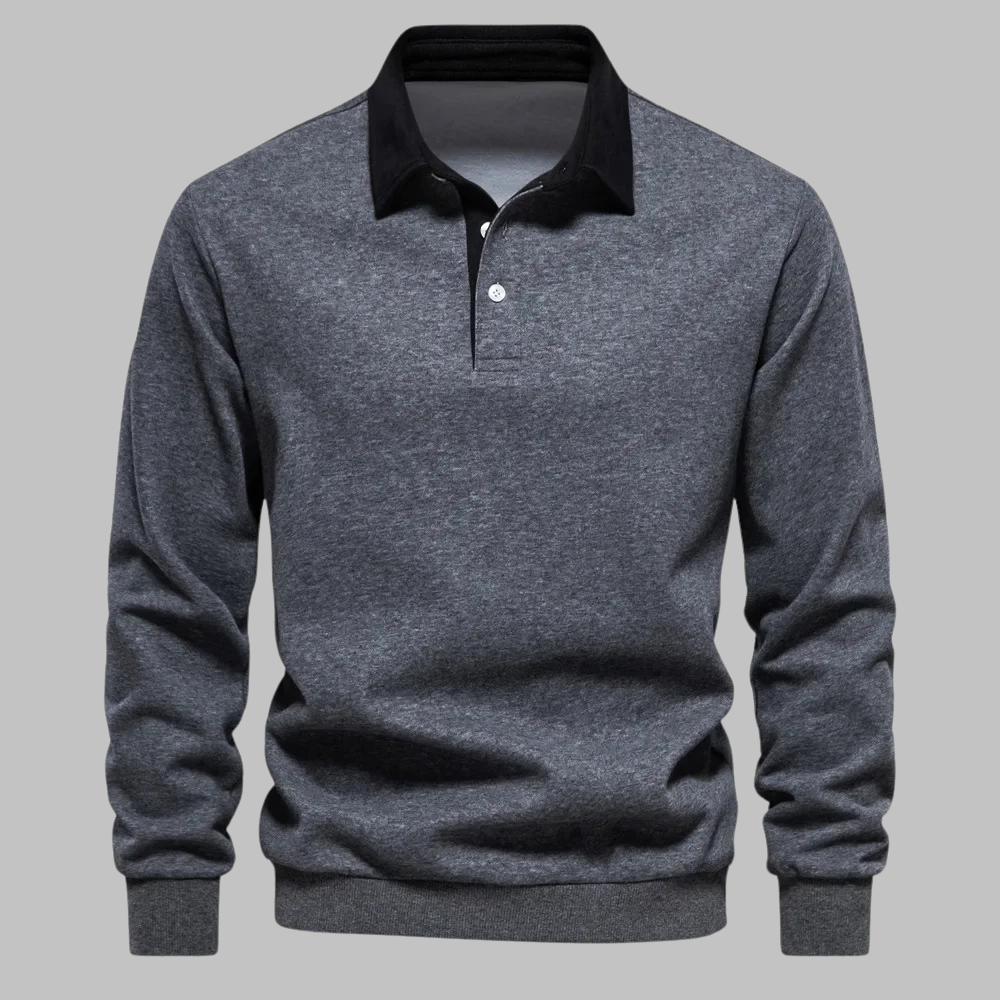 Andrew Collins | Classic Polo-Collar Jumper
