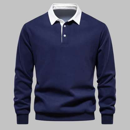 Andrew Collins | Classic Polo-Collar Jumper