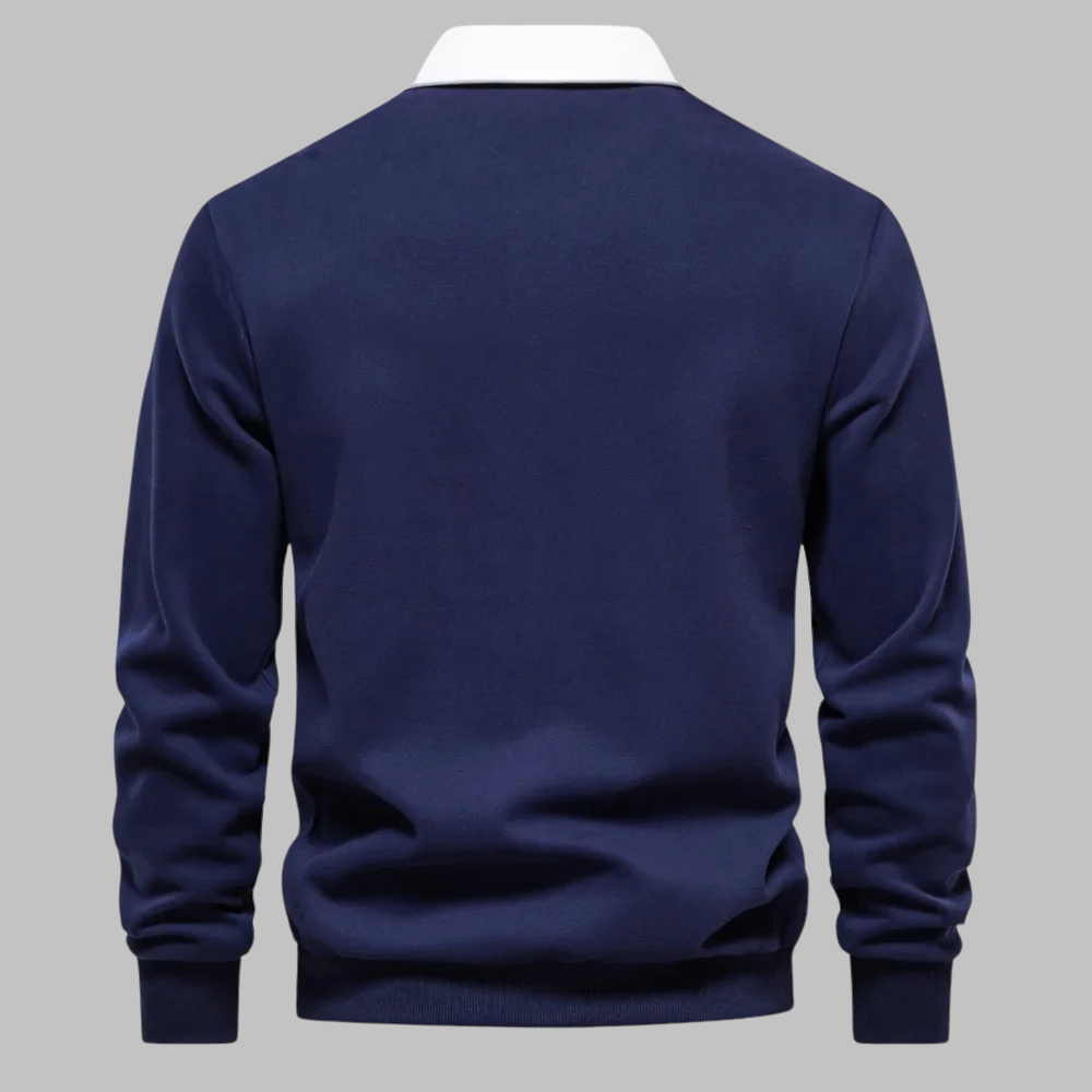 Andrew Collins | Classic Polo-Collar Jumper