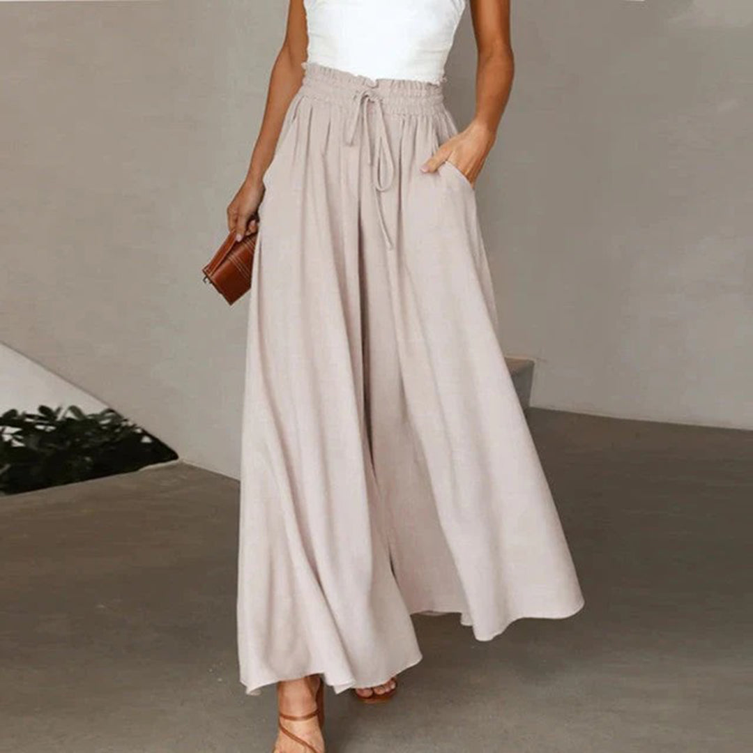 Gabriella | High-Waisted A-Line Trousers