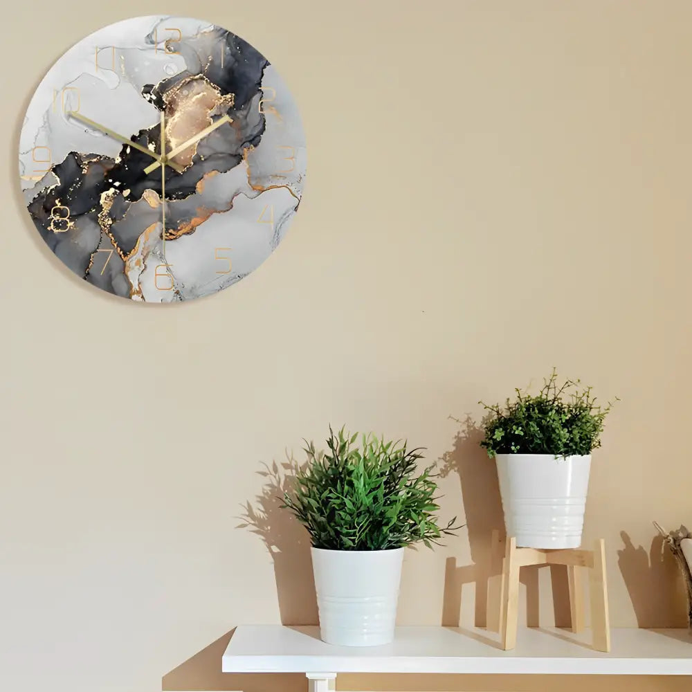 Artistic Collection | Modern Wall Clock with Quartz Movement | Elegant Acrylic Design for Timeless Home Decor
