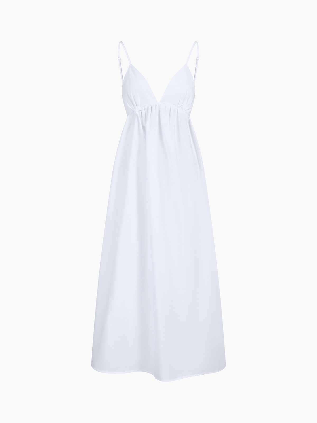 Coastal Cowgirl Elegant Open-Back Maxi Dress