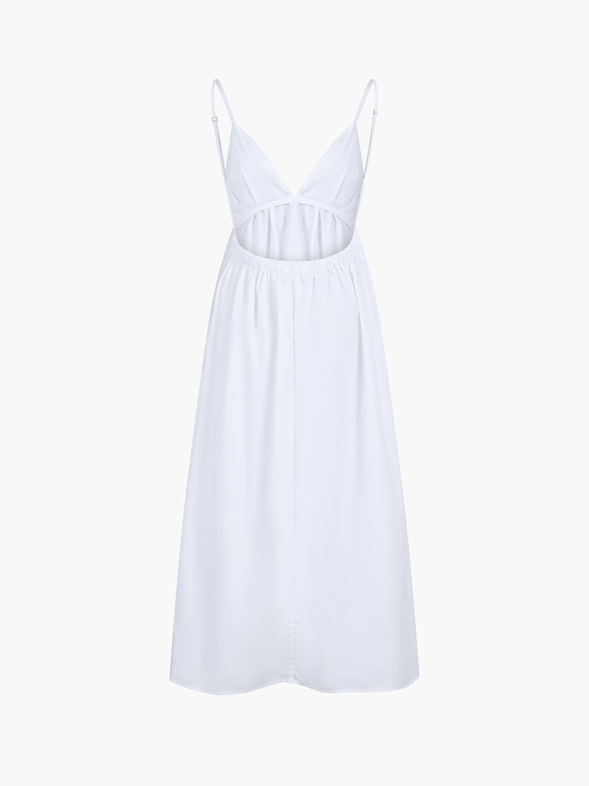 Coastal Cowgirl Elegant Open-Back Maxi Dress