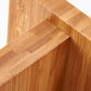 Bamboo Magnetic Knife Block | Space-Saving Knife Holder with Strong Magnets for Hygienic Kitchen Storage