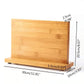 Bamboo Magnetic Knife Block | Space-Saving Knife Holder with Strong Magnets for Hygienic Kitchen Storage