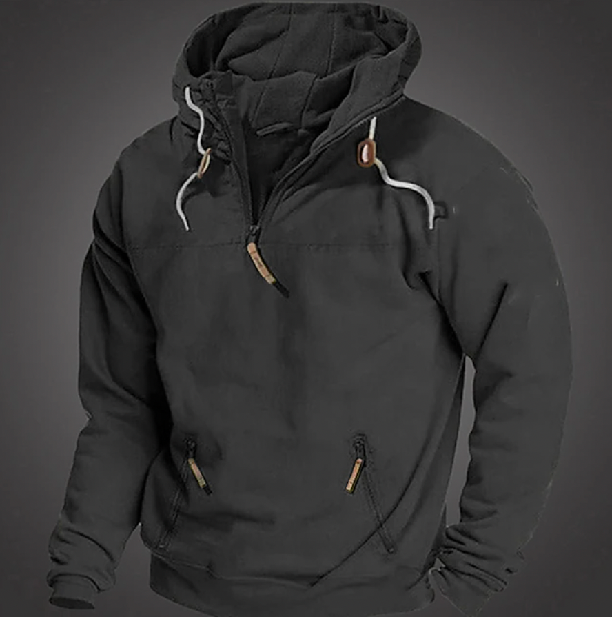 Carson | Men's Stylish Quarter-Zip Hoodie for Winter
